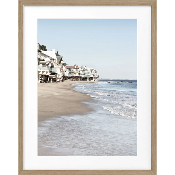 Poster Kalifornien Malibu ’Beach House’ K81 - Eiche