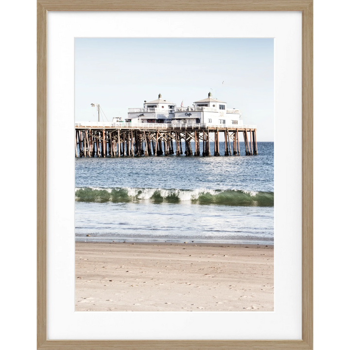 Poster Kalifornien Malibu Beach ’Pier’ K87 - Eiche