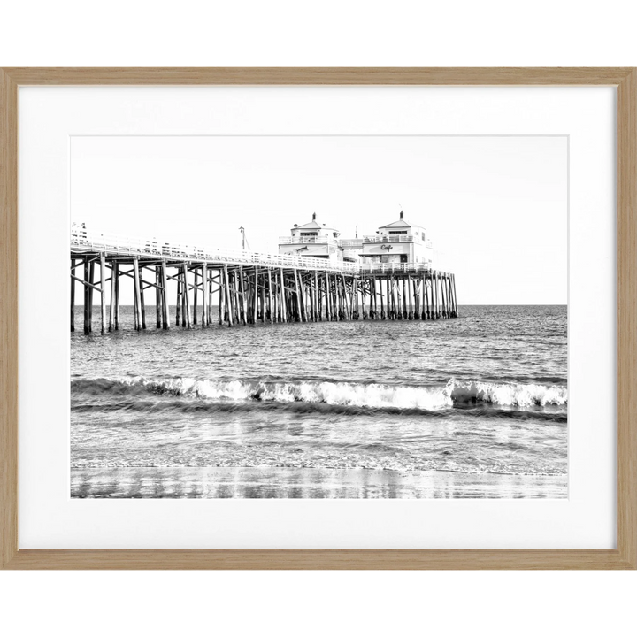 Poster Kalifornien Malibu Beach ’Pier’ K88 - Eiche