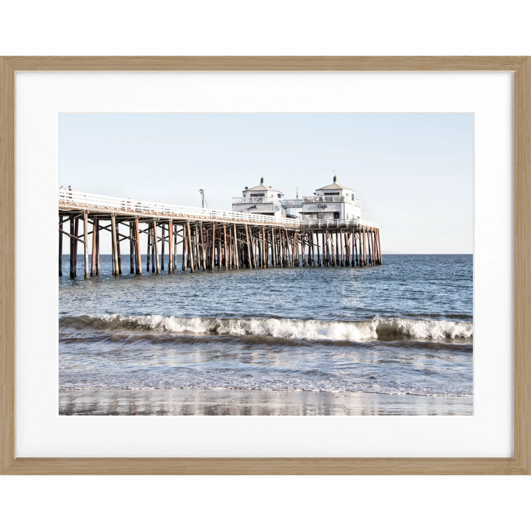 Poster Kalifornien Malibu Beach ’Pier’ K88 - Eiche