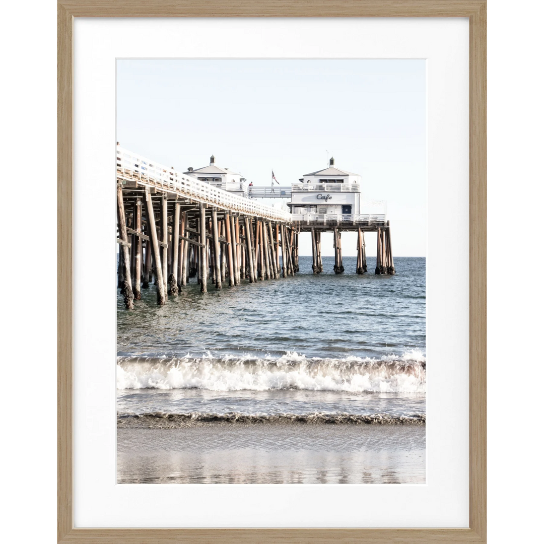Poster Kalifornien Malibu Beach ’Pier’ K90 - Eiche