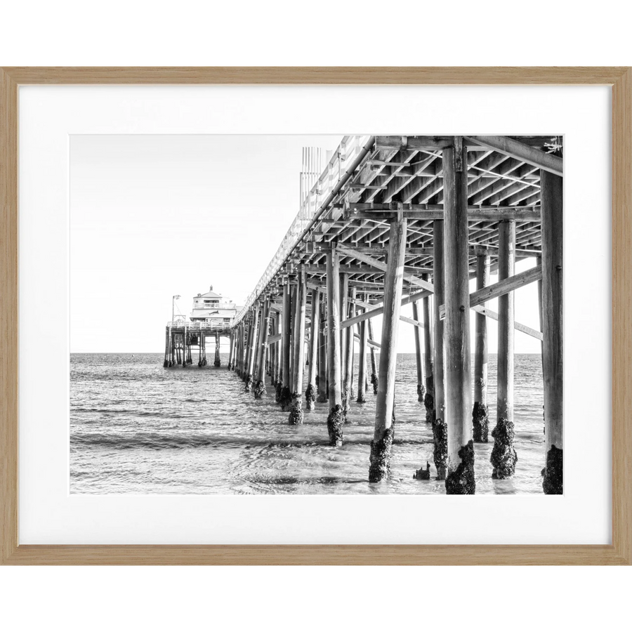 Poster Kalifornien Malibu Beach ’Pier’ K91 - Eiche