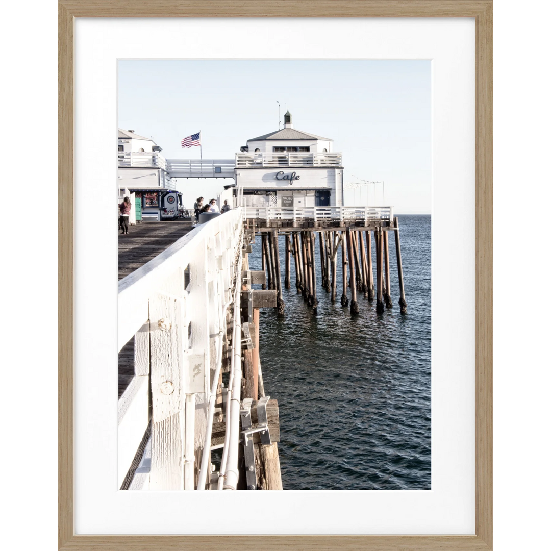 Poster Kalifornien Malibu Beach ’Pier’ K96 - Eiche