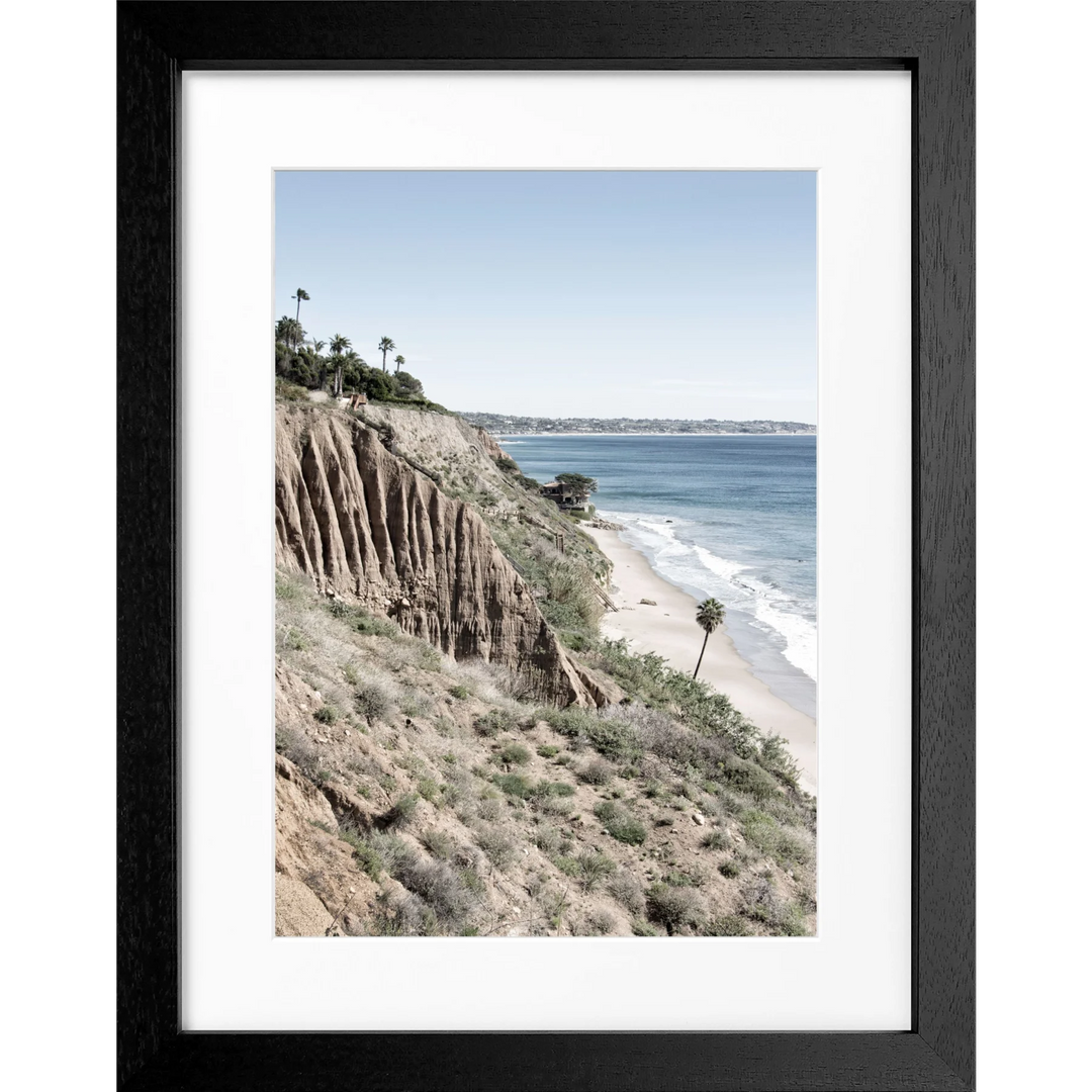 Poster Kalifornien Malibu K62 - Schwarz 3cm / Motiv: farbe