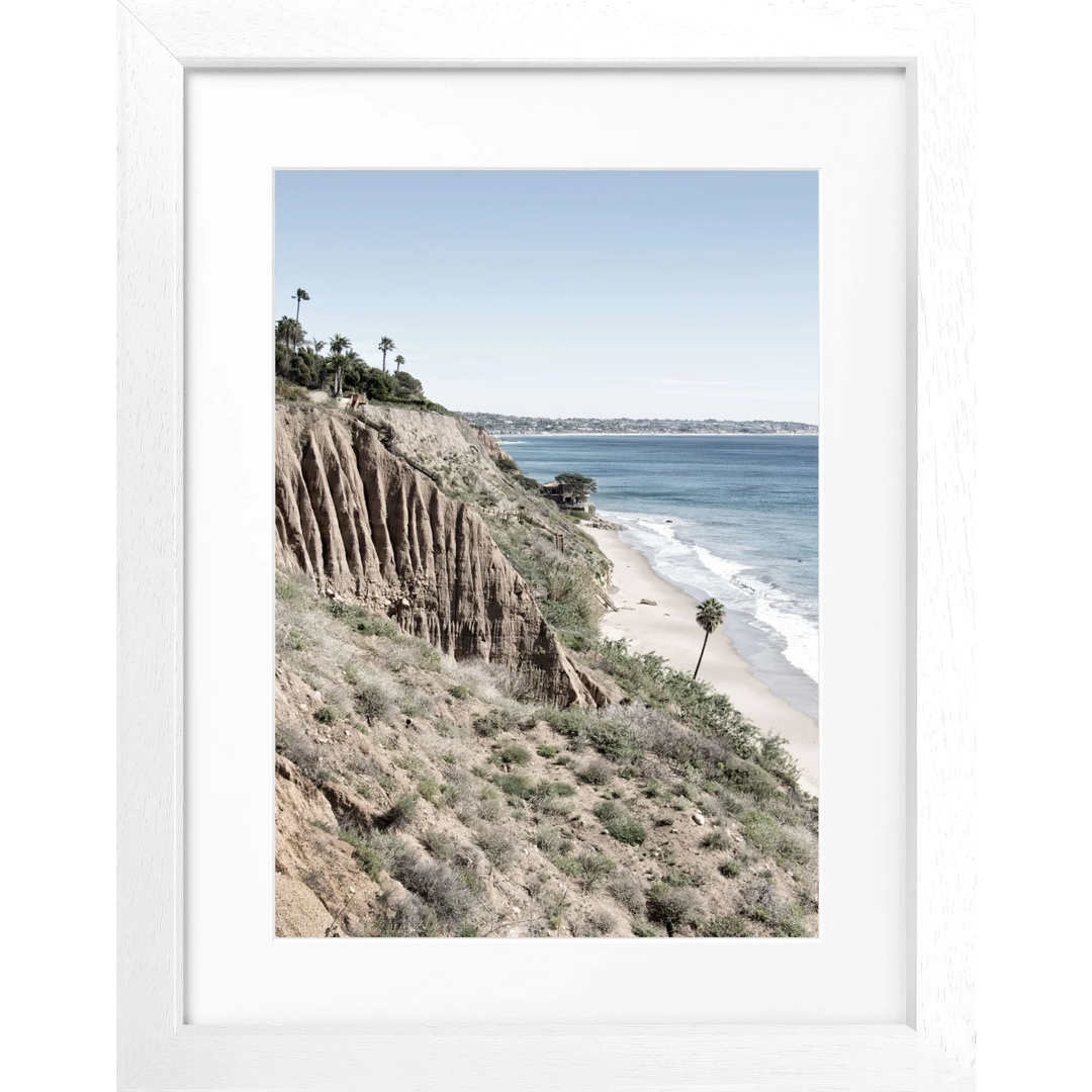 Poster Kalifornien Malibu K62 - Weiss 3cm / Motiv: farbe