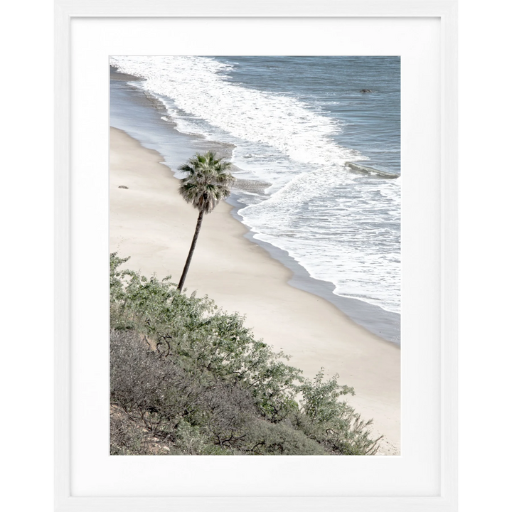 Poster Kalifornien Malibu K64 - Weiss 1.5cm / S (25cm x