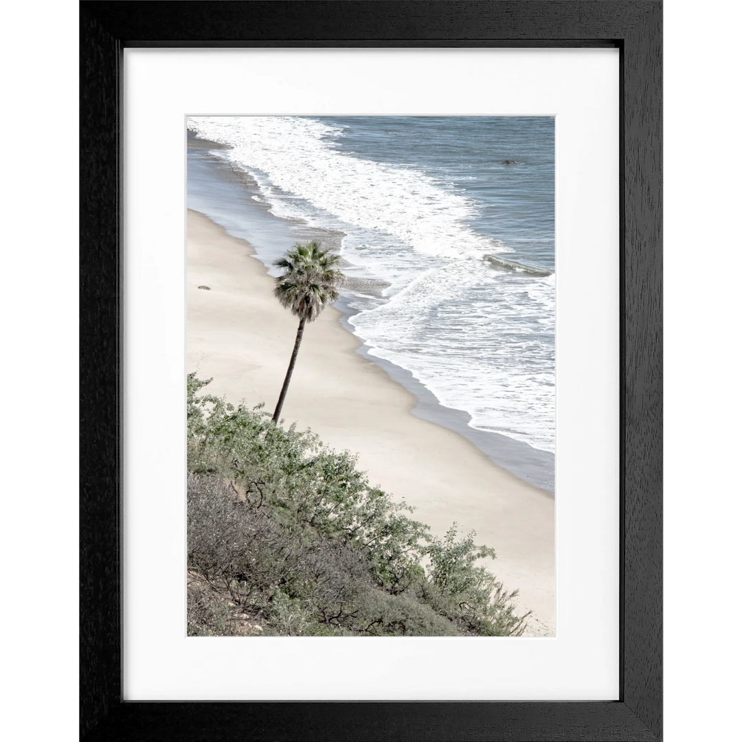 Poster Kalifornien Malibu K64 - Schwarz 3cm / Motiv: farbe