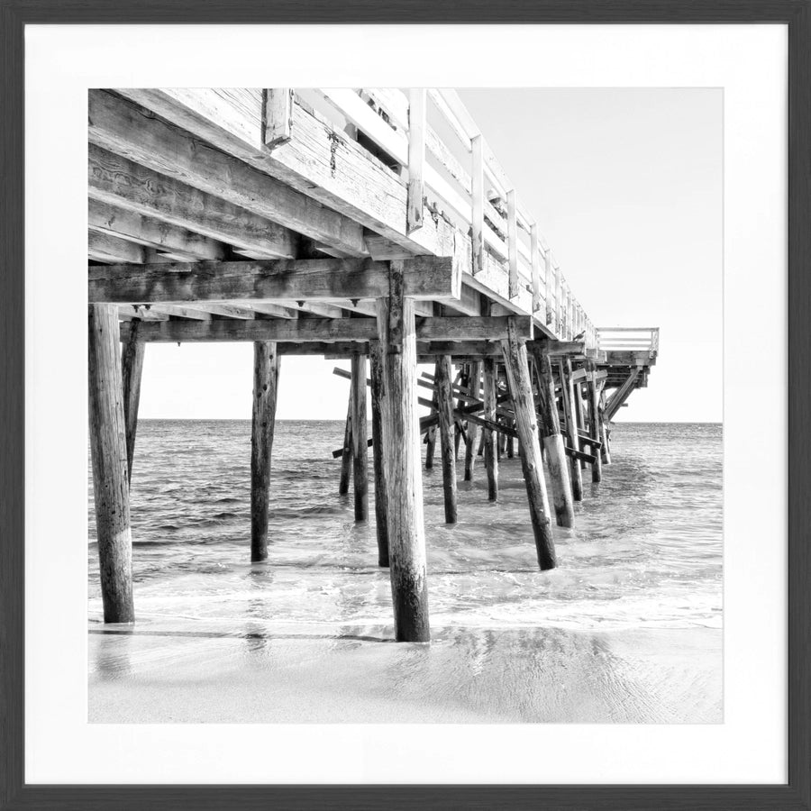 Poster Kalifornien Malibu ’Pier’ K69Q - Schwarz matt