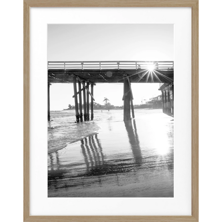 Poster Kalifornien Malibu ’Pier’ K92 - Eiche Furnier
