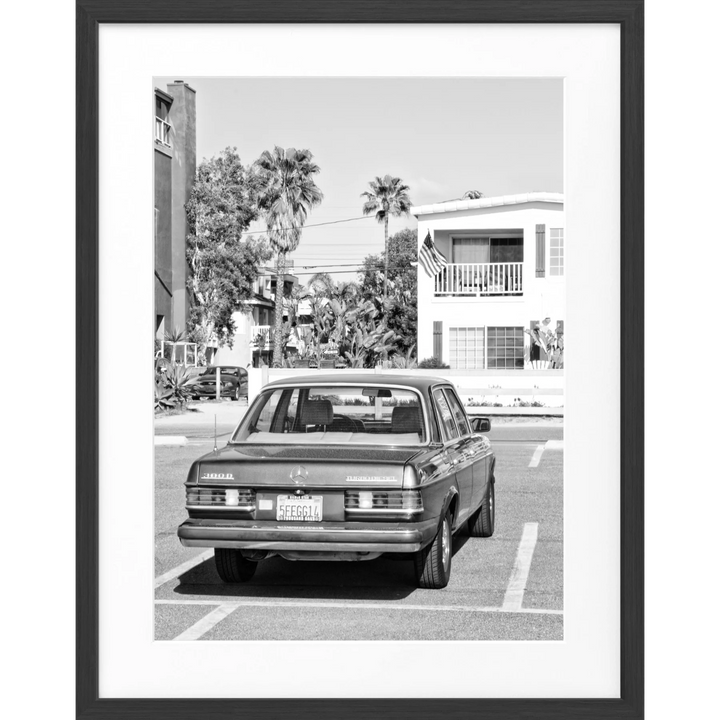 Poster Kalifornien ’Mercedes Classic’ K120 - Schwarz