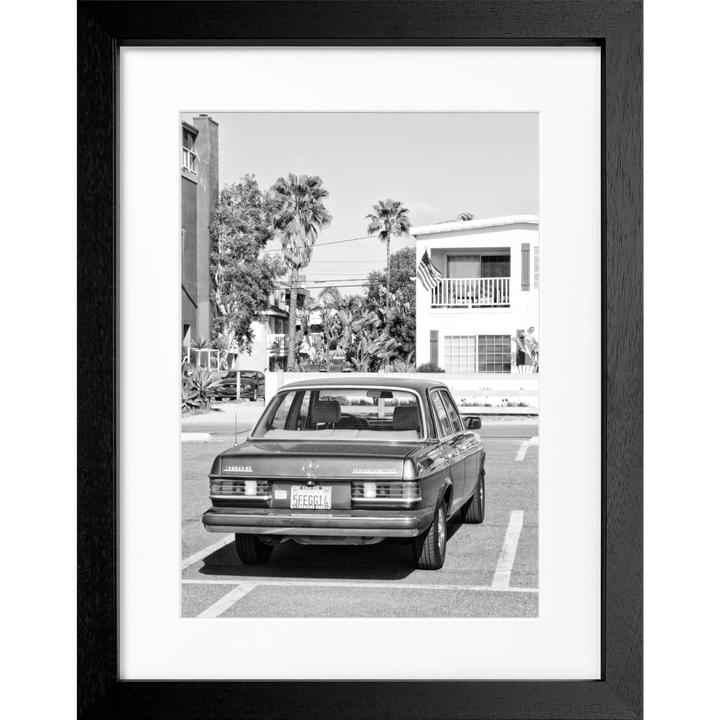 Poster Kalifornien ’Mercedes Classic’ K120 - Schwarz