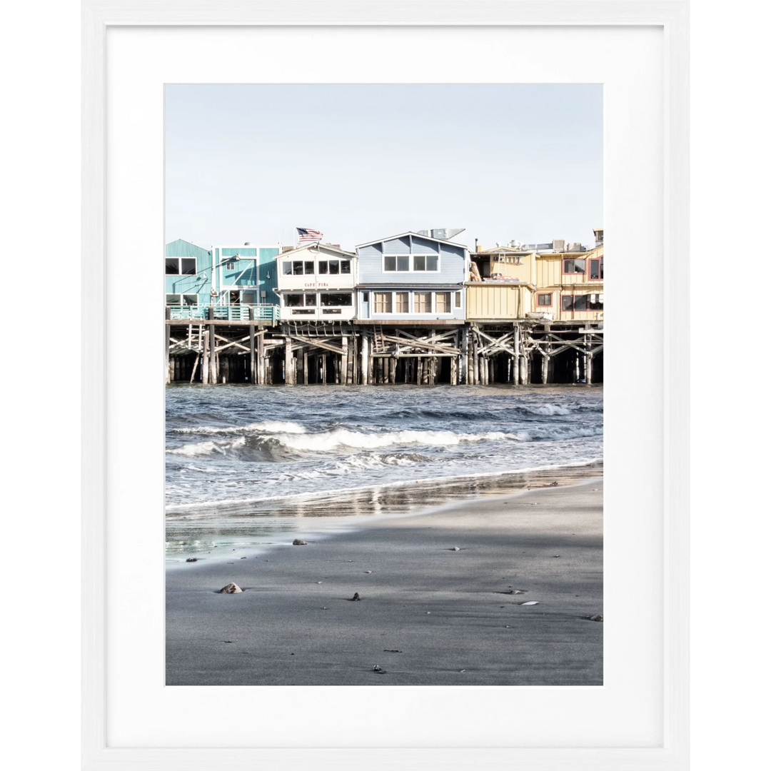 Poster Kalifornien ’Pier Monterey’ K01 - Weiss 1.5cm