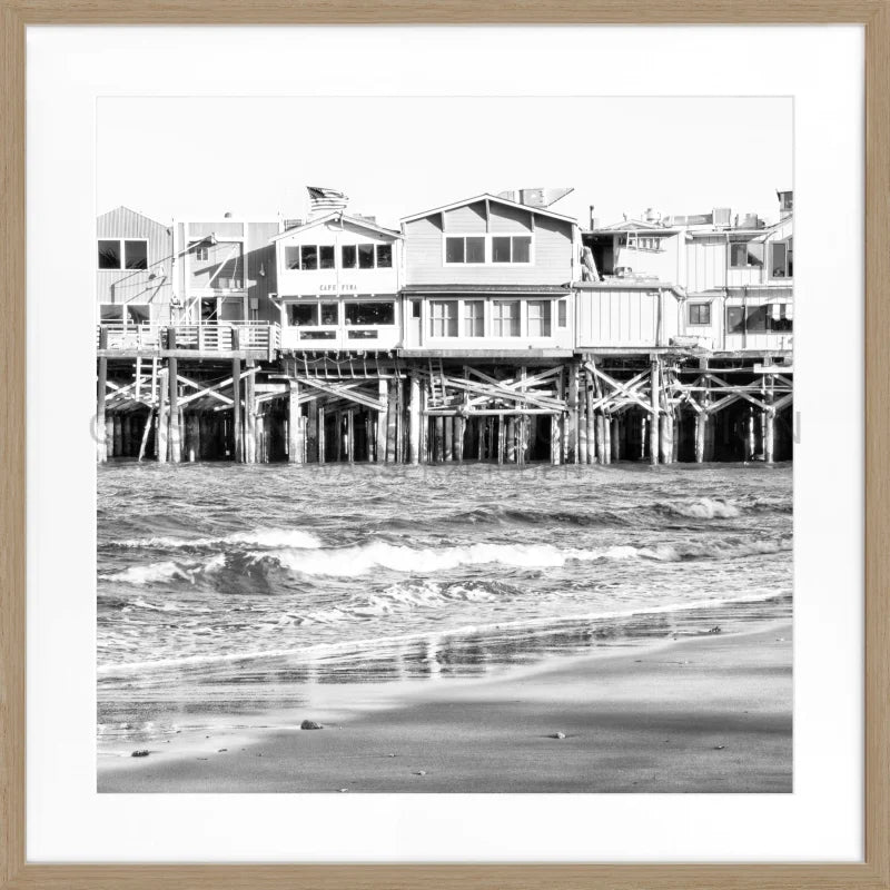 Poster Kalifornien ’Pier Monterey’ K01Q - Eiche Furnier