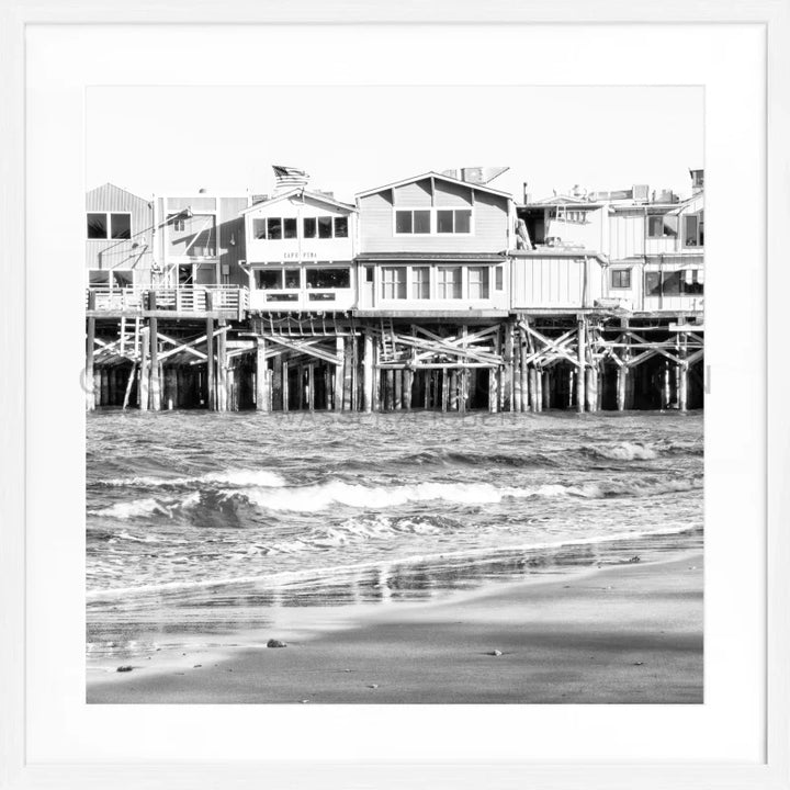 Poster Kalifornien ’Pier Monterey’ K01Q - Weiss 1.5cm
