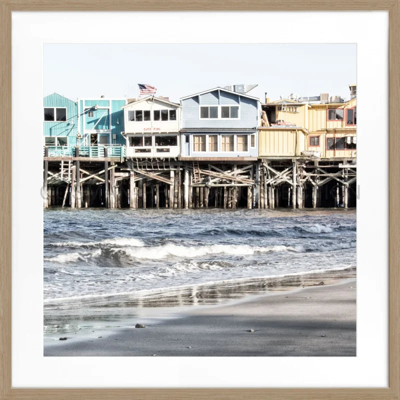 Poster Kalifornien ’Pier Monterey’ K01Q - Eiche Furnier