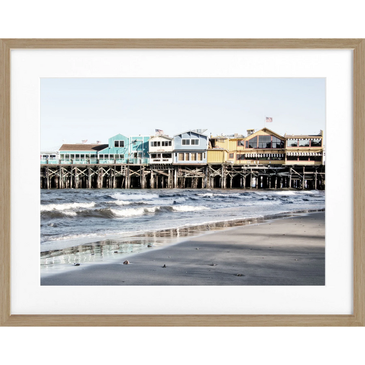 Poster Kalifornien ’Pier Monterey’ K02 - Eiche Furnier