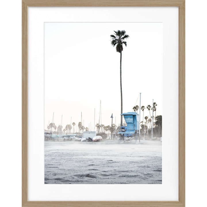 Poster Kalifornien Santa Barbara ’Beach’ K22 - Eiche