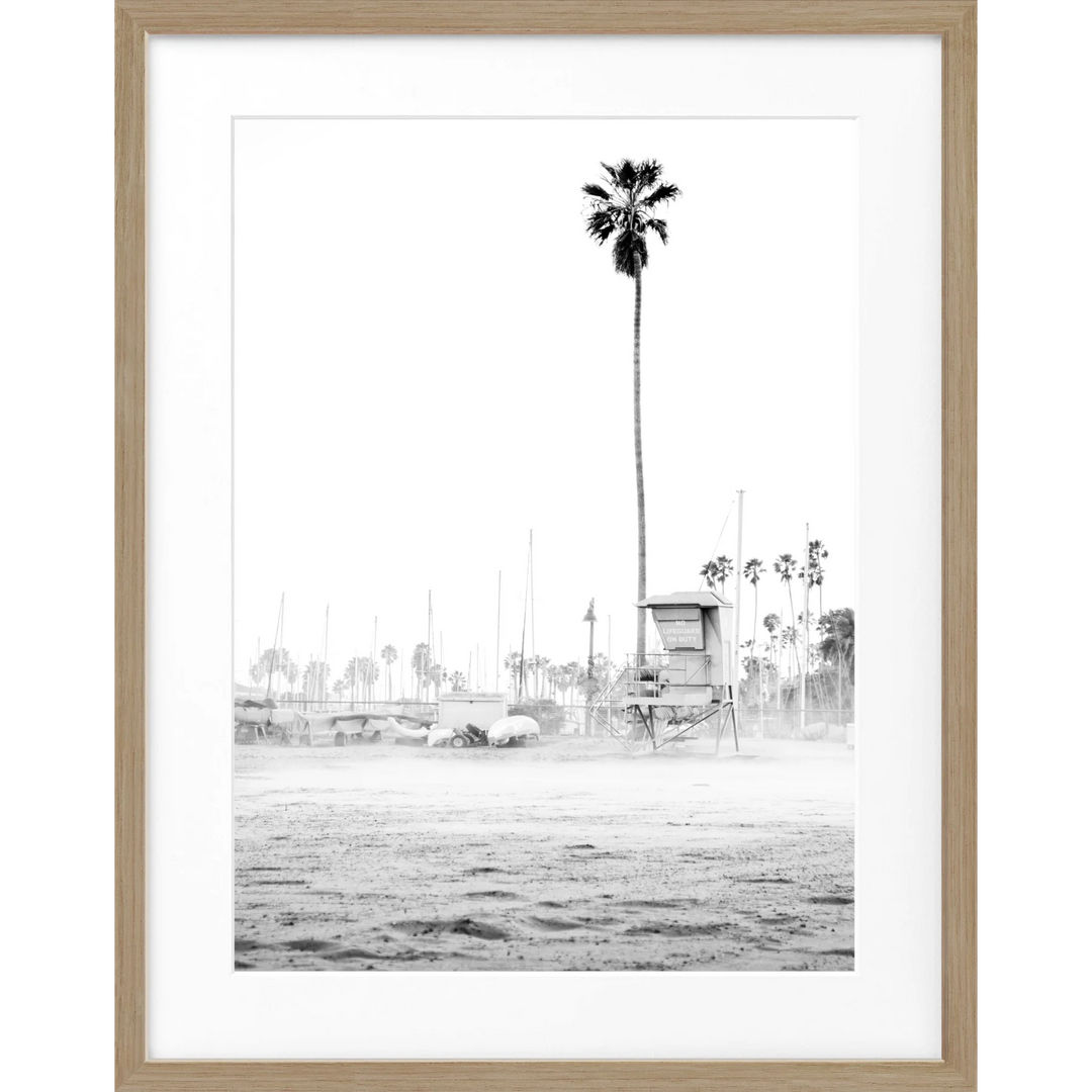Poster Kalifornien Santa Barbara ’Beach’ K22 - Eiche