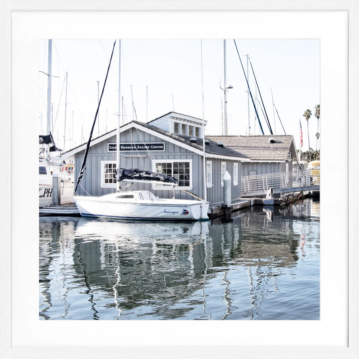 Poster Kalifornien Santa Barbara ’Boat House’ K24Q