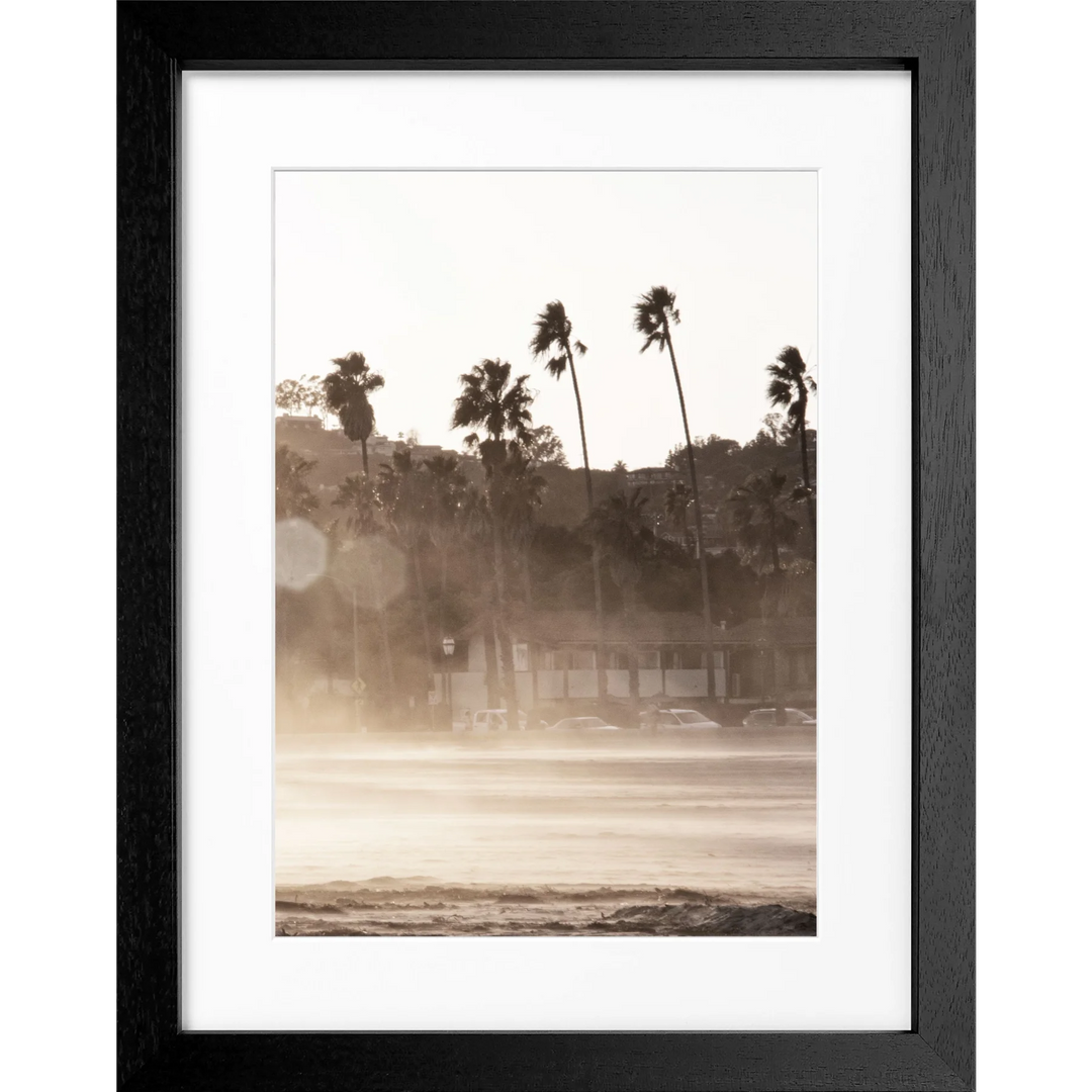 Poster Kalifornien Santa Barbara K17 - Schwarz 3cm / Motiv: