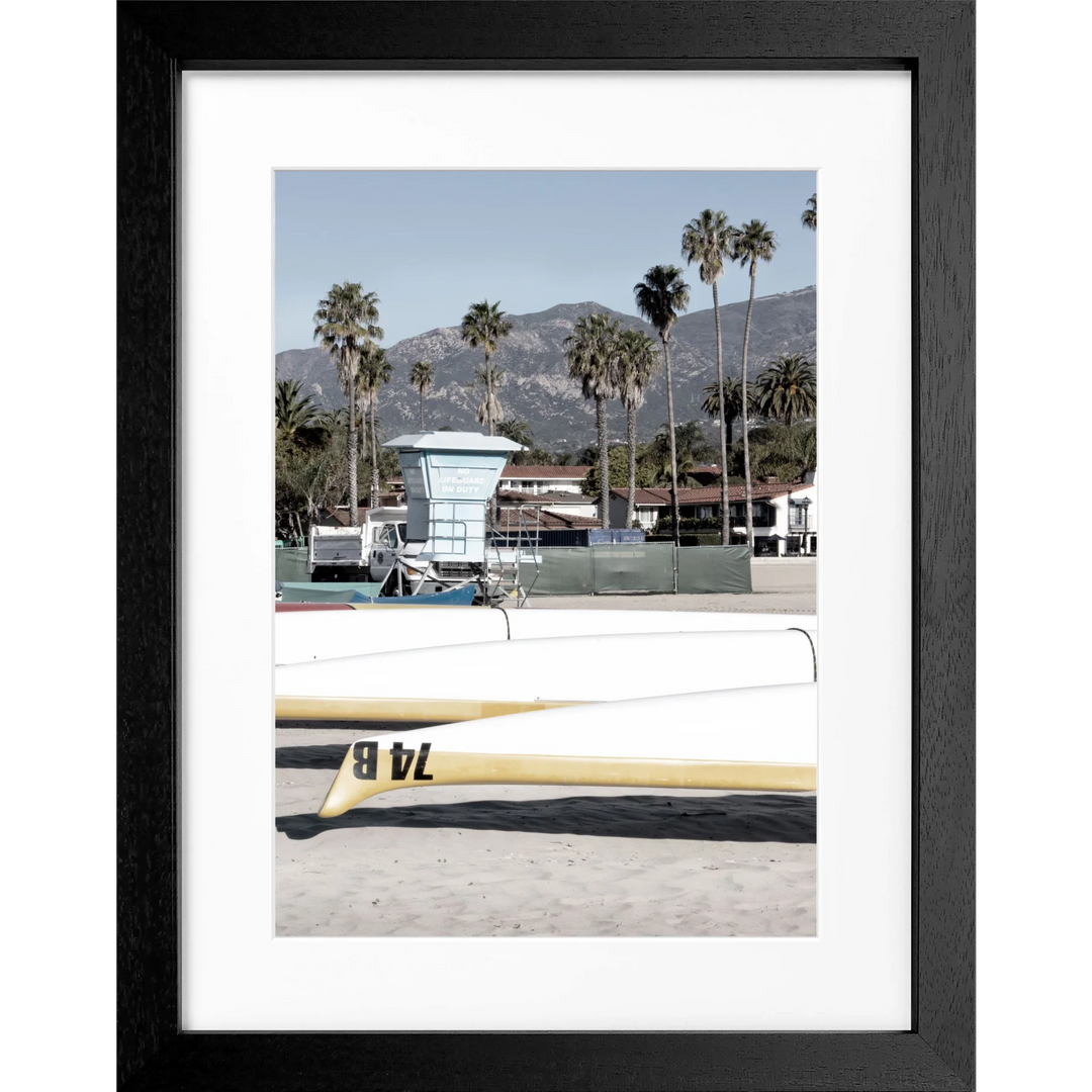 Poster Kalifornien Santa Barbara K26 - Schwarz 3cm / Motiv: