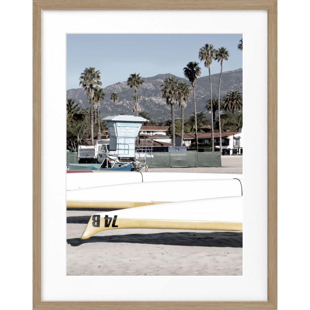 Poster Kalifornien Santa Barbara K26 - Eiche Furnier 1.5cm
