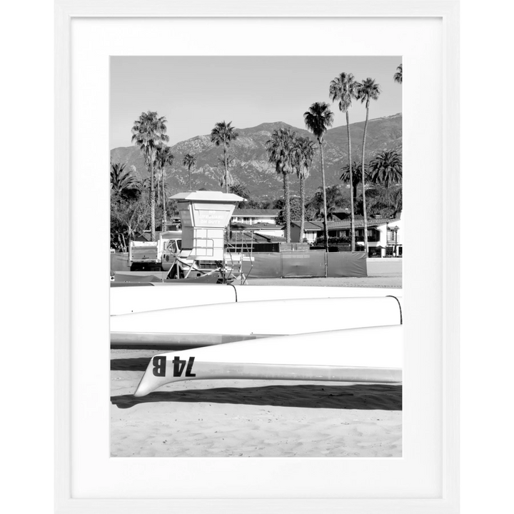 Poster Kalifornien Santa Barbara K26 - Weiss 1.5cm / S