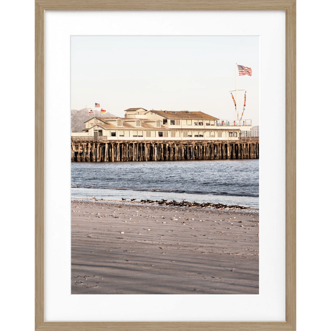 Poster Kalifornien Santa Barbara ’Pier’ K19 - Eiche