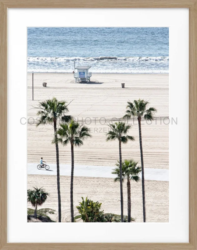 Poster Kalifornien Santa Monica ’Beach’ K135 - Eiche