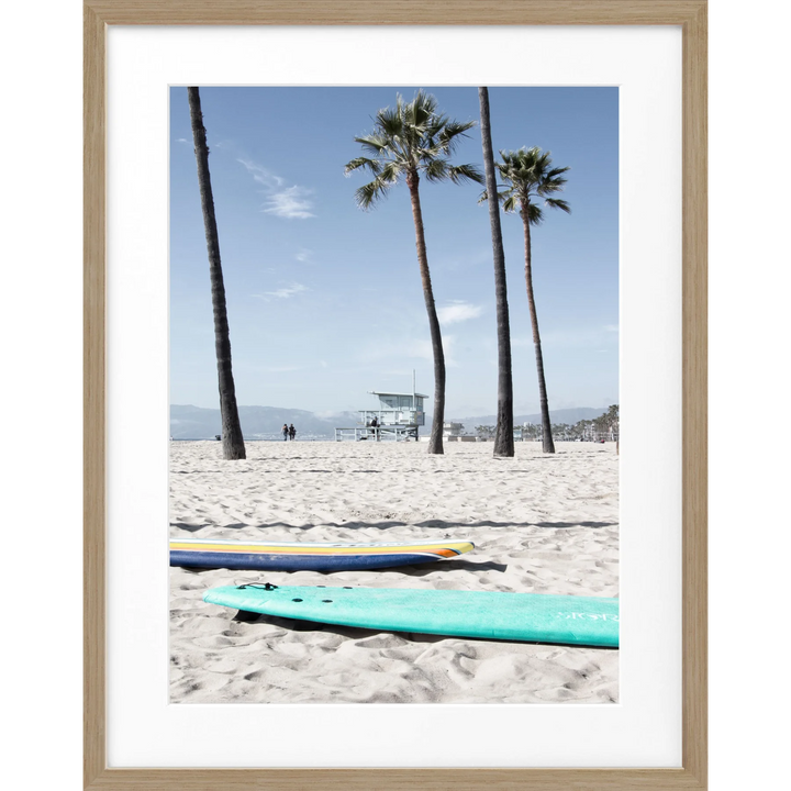 Poster Kalifornien Venice Beach K121 - Eiche Furnier 1.5cm