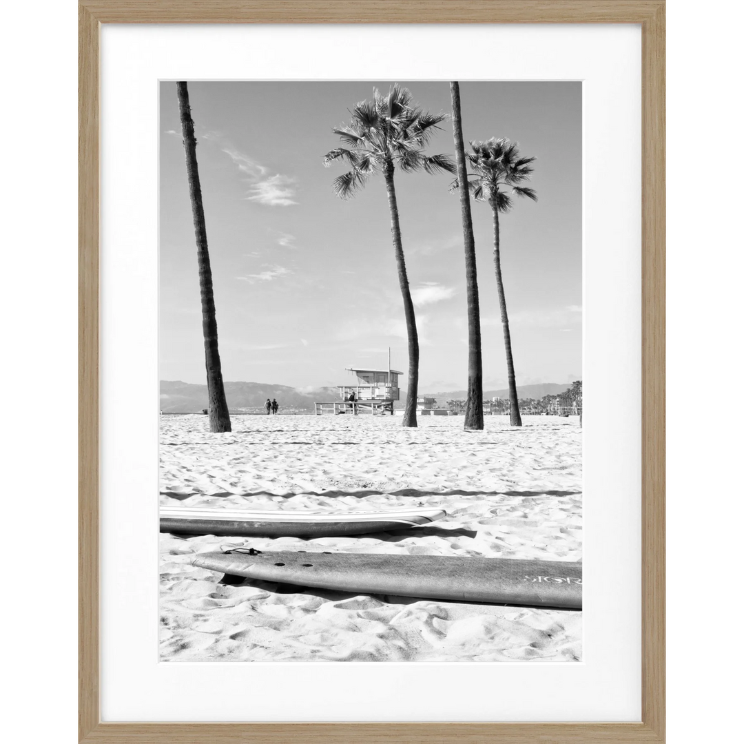 Poster Kalifornien Venice Beach K121 - Eiche Furnier 1.5cm