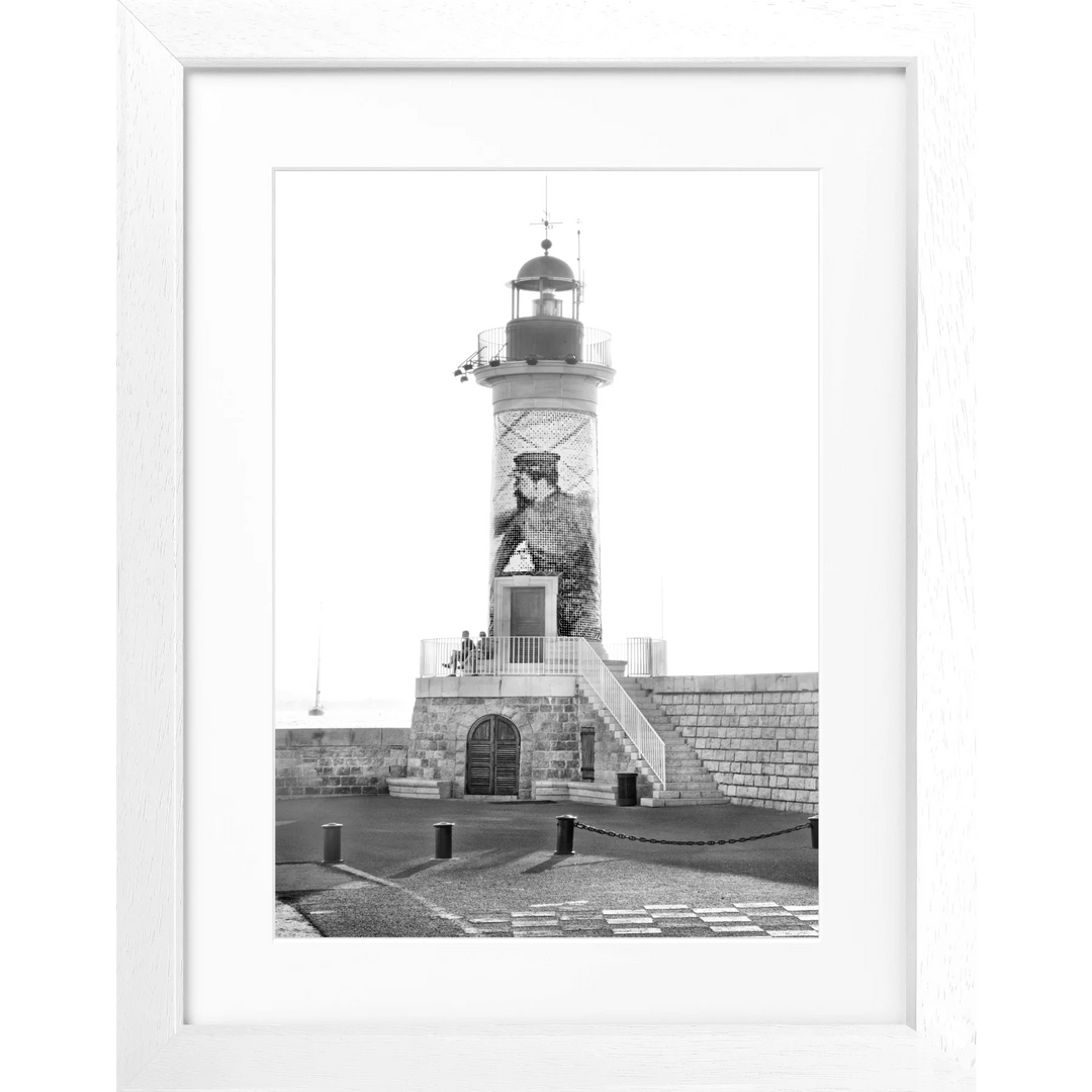 Poster ’Leuchtturm’ Saint Tropez ST20 - Weiss 3cm / S