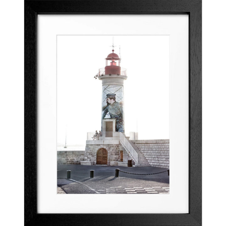 Poster ’Leuchtturm’ Saint Tropez ST20 - Schwarz 3cm / S