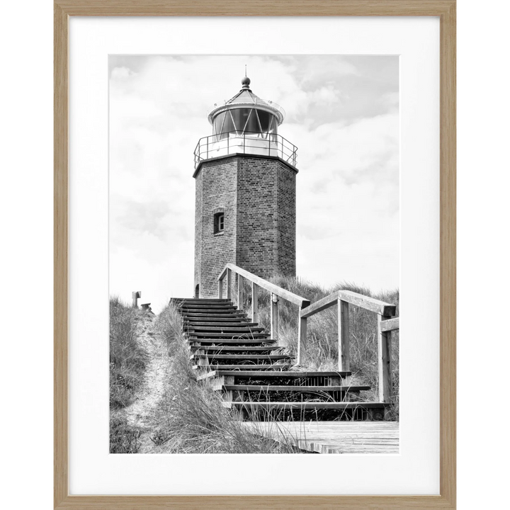 Poster Leuchtturm Sylt ’Rotes Kliff’ Kampen SY50