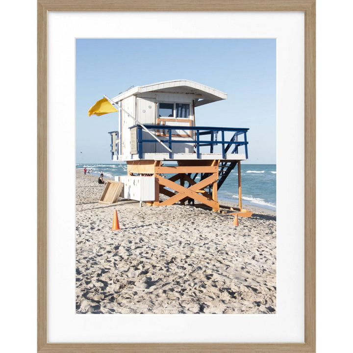 Poster ’Lifeguard’ Florida Key West FL15B - Eiche