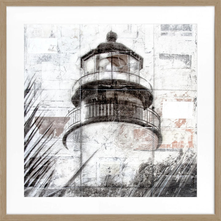Poster ’Lighthouse’ Key West GM75Q - Eiche Furnier