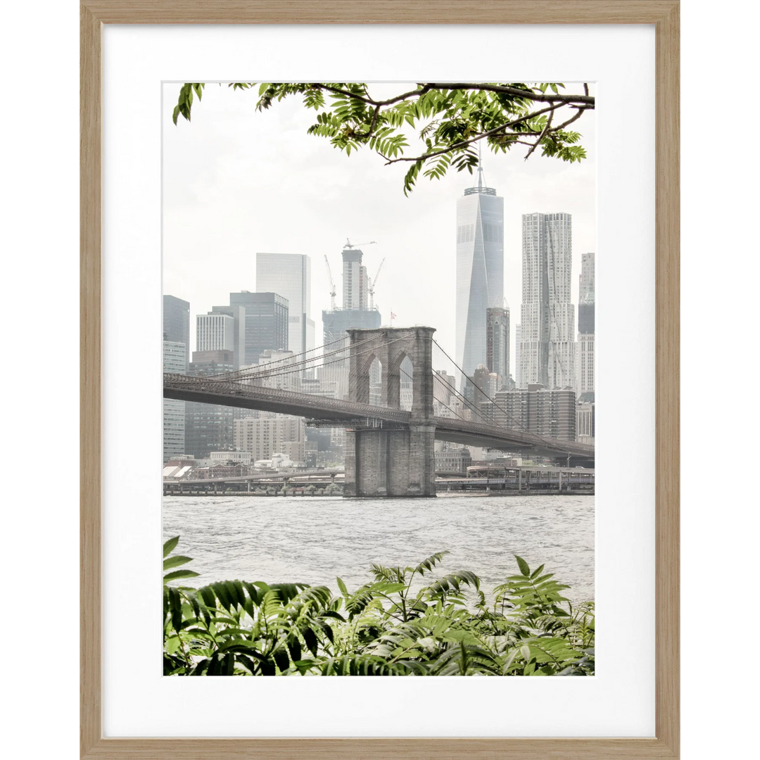 Poster New York ’Brooklyn Bridge’ NY110 - Eiche Furnier