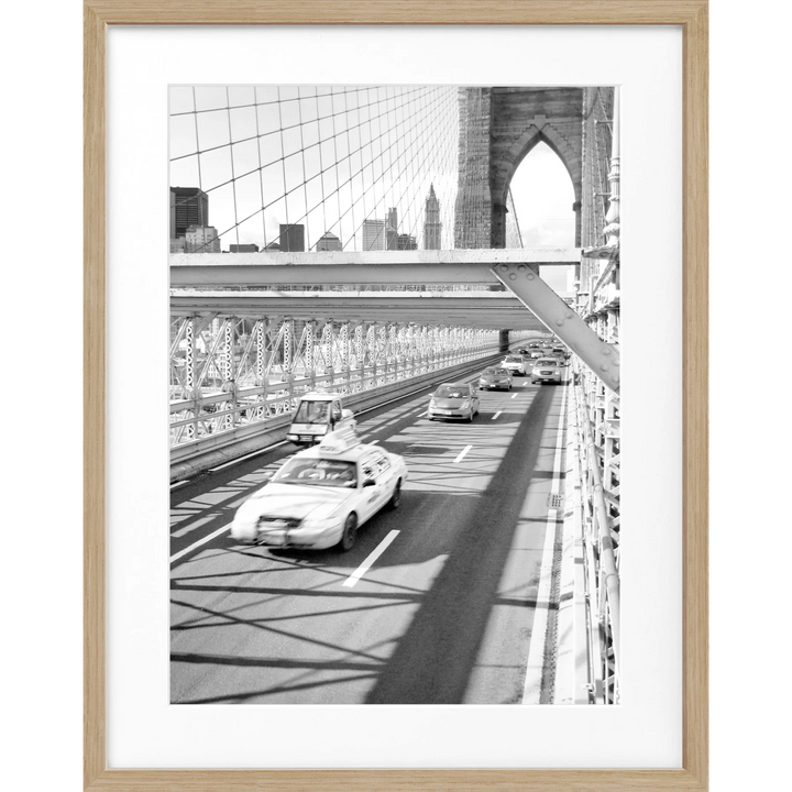 Poster New York ’Brooklyn Bridge’ NY70 - Eiche Furnier