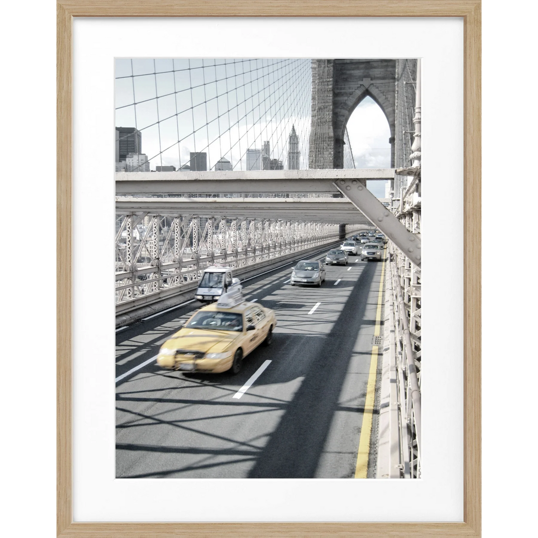 Poster New York ’Brooklyn Bridge’ NY70 - Eiche Furnier