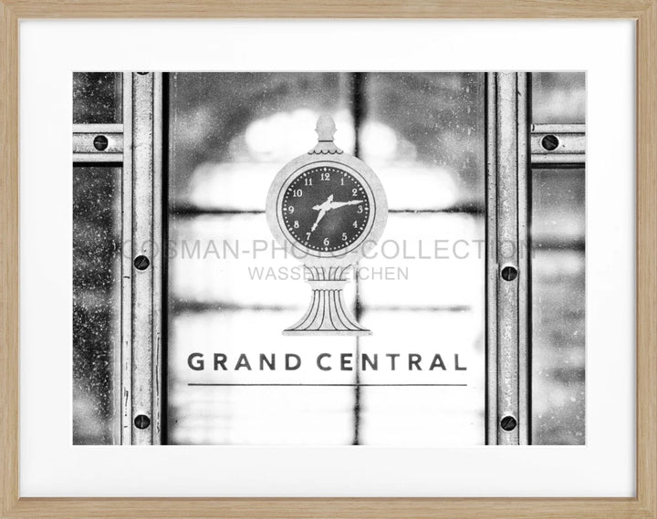 Poster New York ’Central Station’ NY88 - Eiche Furnier