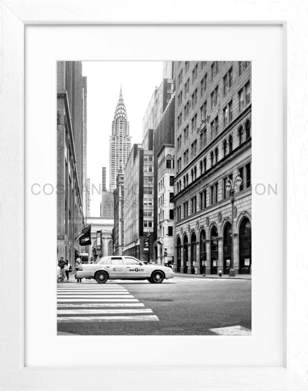 Poster New York ’Chrysler Building’ NY100 - Weiss 3cm