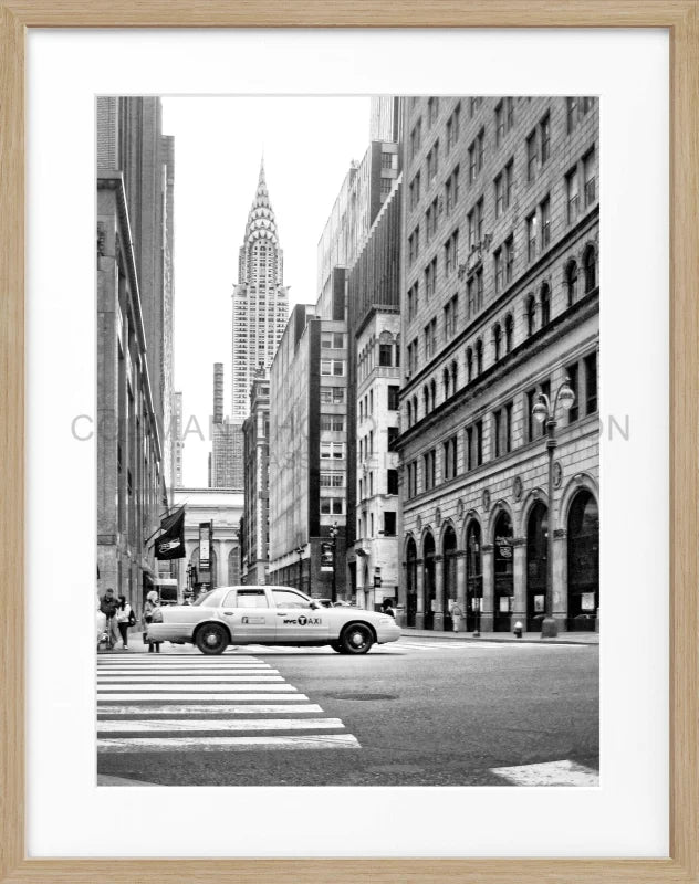 Poster New York ’Chrysler Building’ NY100 - Eiche