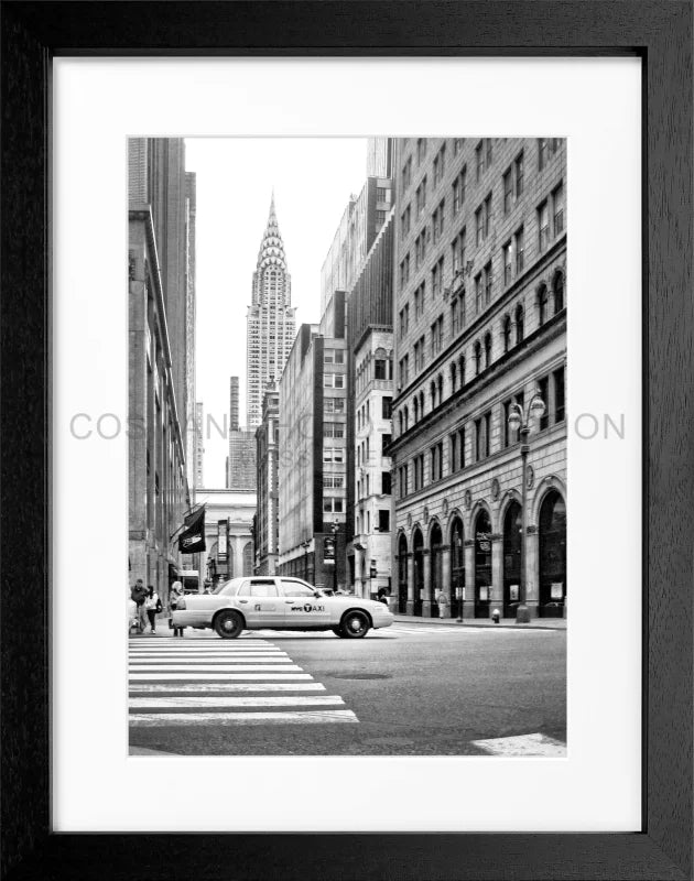 Poster New York ’Chrysler Building’ NY100 - Schwarz 3cm