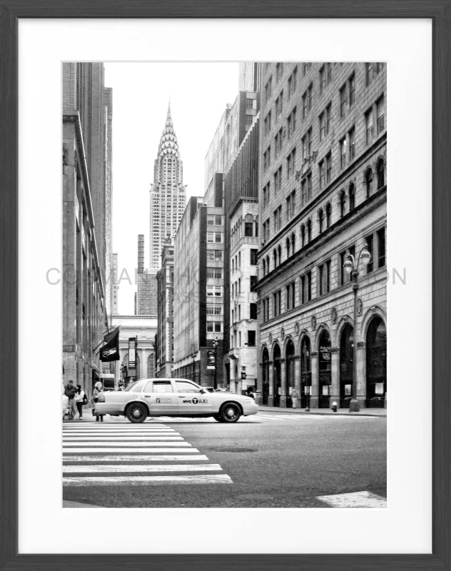 Poster New York ’Chrysler Building’ NY100 - Schwarz