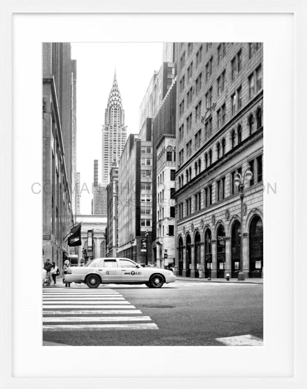 Poster New York ’Chrysler Building’ NY100 - Weiss 1.5cm