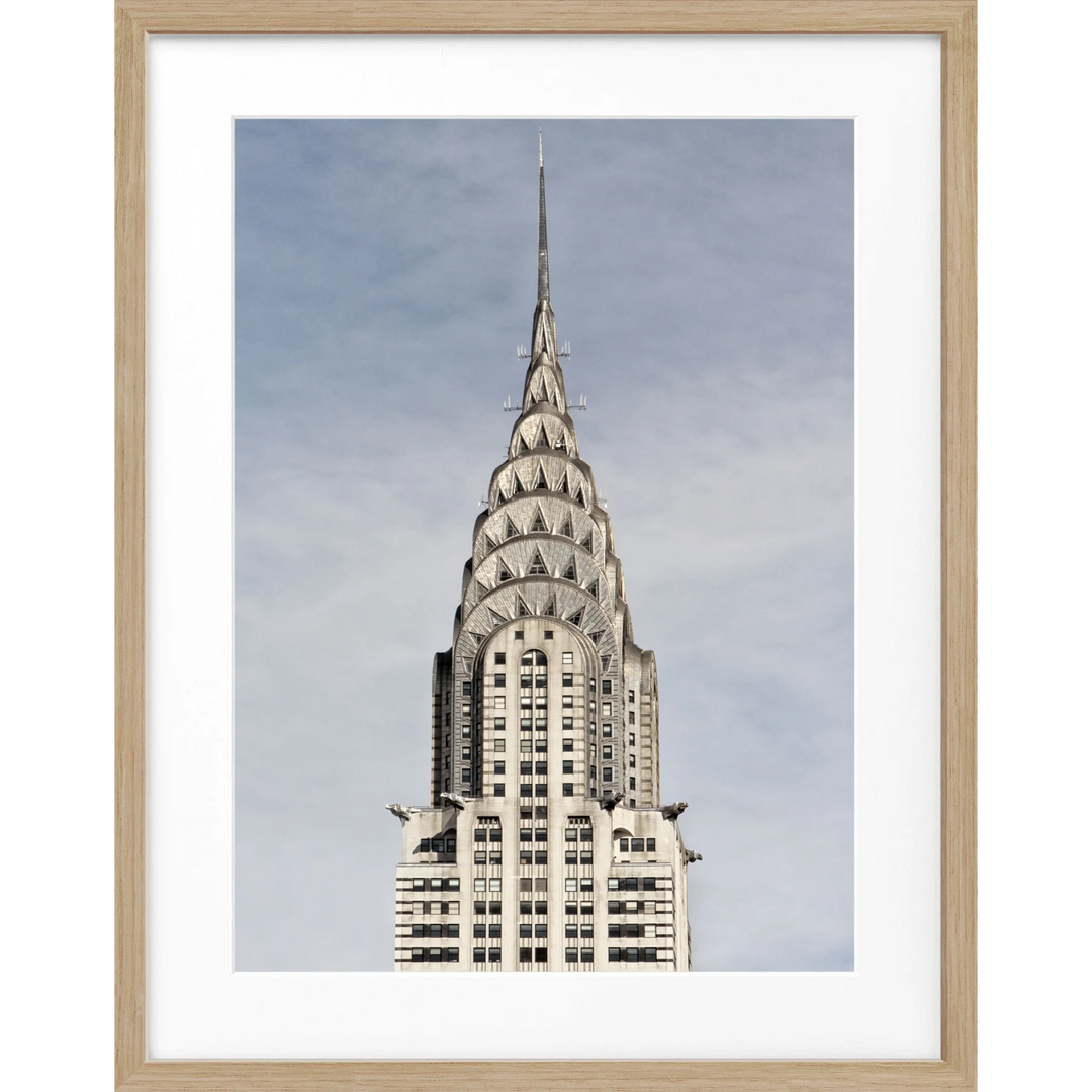 Poster New York ’Chrysler Building’ NY45 - Eiche