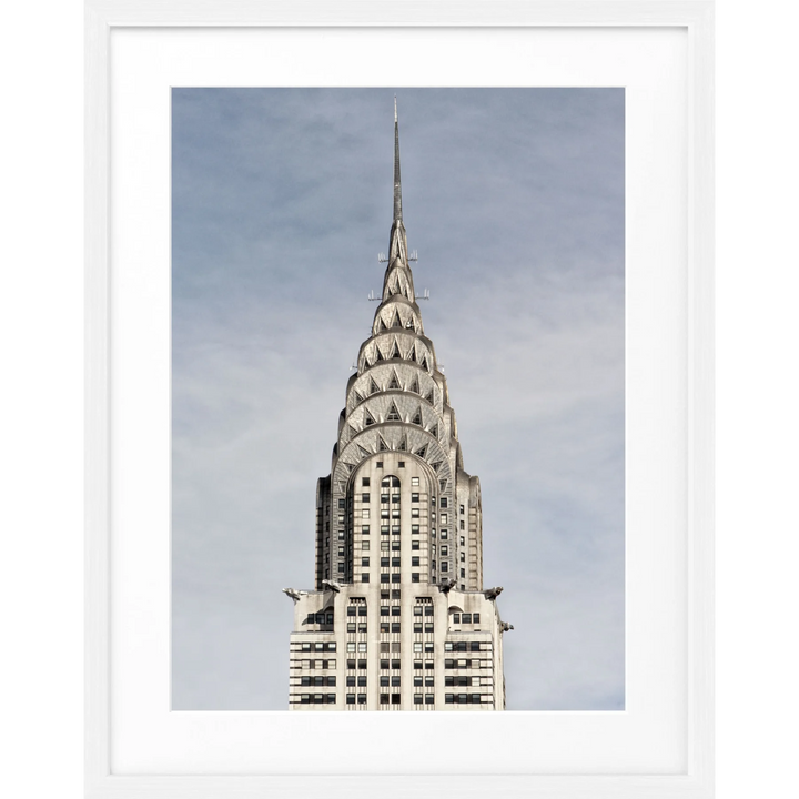 Poster New York ’Chrysler Building’ NY45 - Weiss 1.5cm