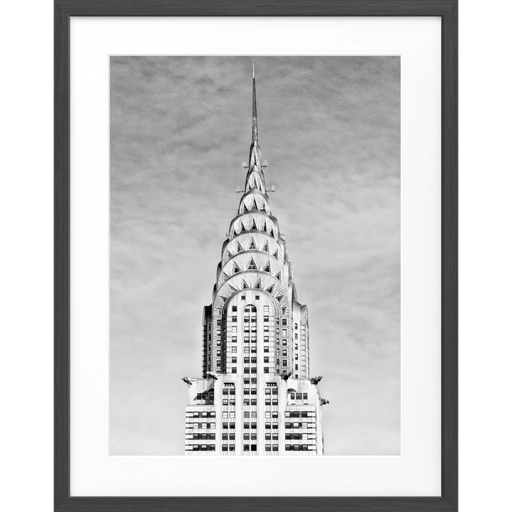 Poster New York ’Chrysler Building’ NY45 - Schwarz matt
