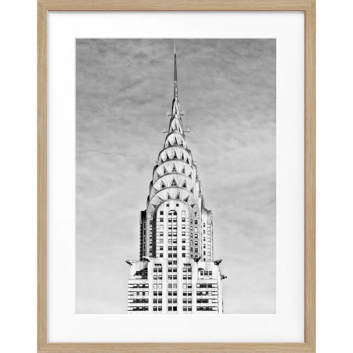 Poster New York ’Chrysler Building’ NY45 - Eiche