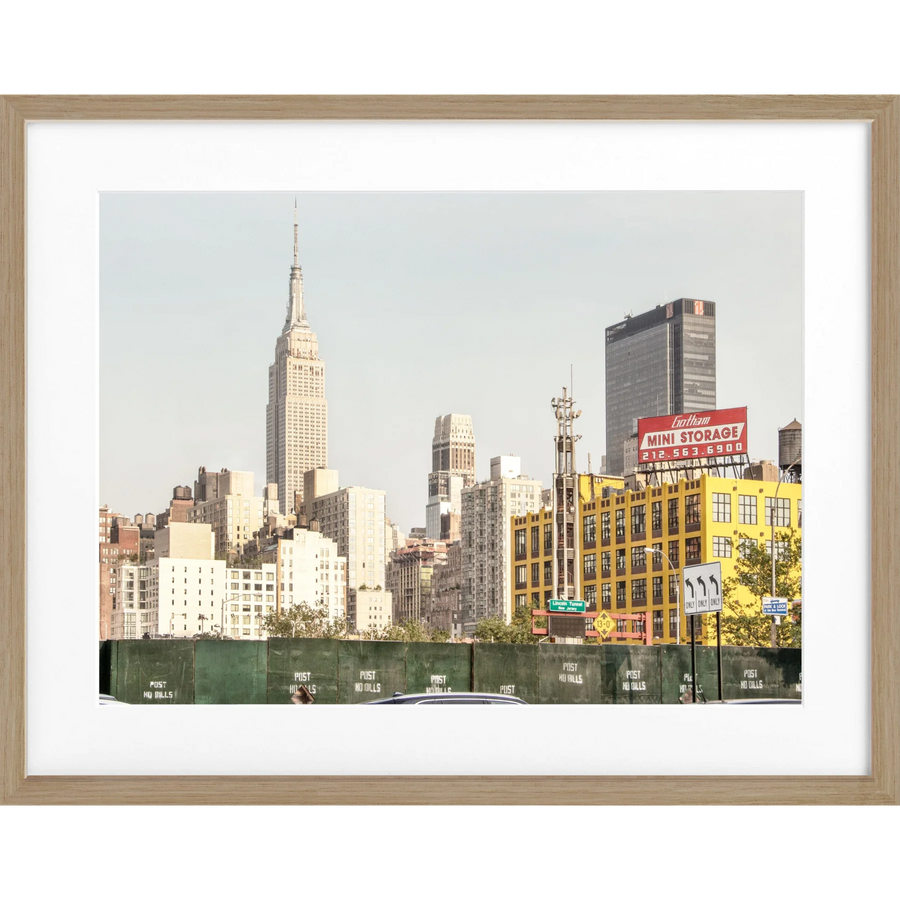 Poster New York ’Empire State Building’ NY116 - Eiche